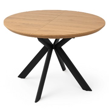 Kontrasto Sj212D Стол Magnus, диаметр 110–150 см, ширина 76 см, дуб, 6.04.50957 - Home Club