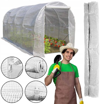 Kontrasto Плівка для тепличного тунелю 400x250x200 см, Біла, 5.14.80047 - Home Club