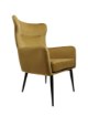 Kontrasto Кресло с ушами золотого цвета Kris 61x96x64 см, 5.90.26118 - Home Club