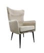 Kontrasto Бежевое кресло с ушами Kris, 61x96x64 см, 5.90.26124 - Home Club