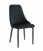 Kontrasto Черное велюровое мягкое кресло для столовой Eva2 Kt201, 5.90.15048 - Home Club