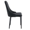 Kontrasto Черное велюровое мягкое кресло для столовой Eva2 Kt201, 5.90.15048 - Home Club, зображення 4