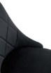 Kontrasto Черное велюровое мягкое кресло для столовой Eva2 Kt201, 5.90.15048 - Home Club, зображення 6