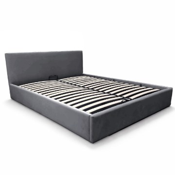 Kontrasto Lt101 Кровать Velio 140x2x80, серый цвет, Meb000594 - Home Club