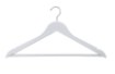 Kontrasto W1001 Деревянные вешалки, 10 шт., белые, 4.06.212375 - Home Club, изображение 5