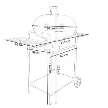 Kontrasto Bbq1003 — угольный гриль, 5.22.14294 - Home Club