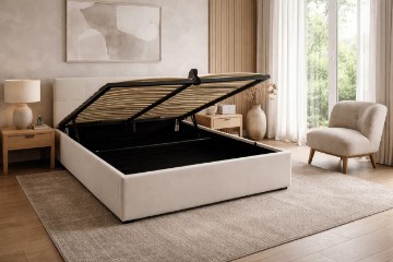 Kontrasto Lt103 Кровать Quadro 140x2x81, цвет «тауп», Meb000410 - Home Club