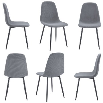 Kontrasto Kt104 Стул Monica Sztr, серый, 6.05.89842 - Home Club
