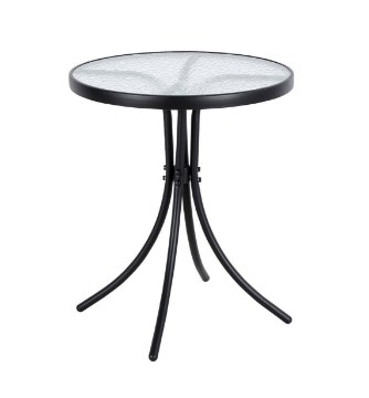 Kontrasto Набор садовой мебели Terni 60 см, 2-местный, черный, 5.05.13983 - Home Club