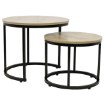 Kontrasto Круглые журнальные столики, 2 шт., сонома Sk102S, диаметр 53 см и 43 см, 6.06.28193 - Home Club, изображение 4