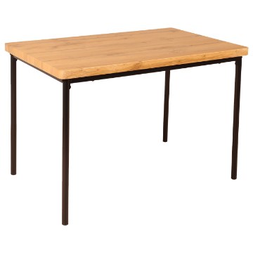 Kontrasto Комплект Vero на 4 человека, дуб / ткань серого цвета, Meb000214 - Home Club