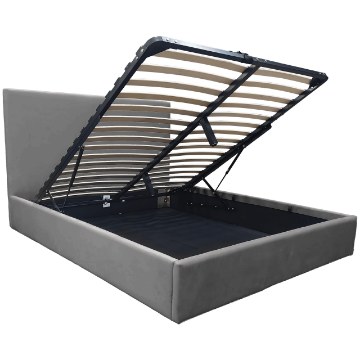 Kontrasto Lt101 Кровать Velio 140x2x115, серая, Meb000390 - Home Club