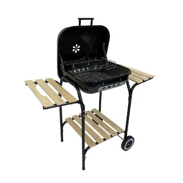 Kontrasto Большой садовый угольный гриль черного цвета Bbq1013, 5.22.14331 - Home Club