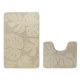 Kontrasto Килимок для ванної Classic Wz03, колір екрю, 2 частини, 50×80 см, 3.58.202086 - Home Club