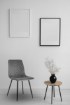 Kontrasto Мягкое кресло для столовой из велюра серого цвета Nova Kt113, 6.05.15567 - Home Club, зображення 7