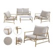 Kontrasto Набор садовой мебели Laos, 4 предмета, бежевый, 5.05.12320 - Home Club, зображення 3