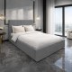 Kontrasto Lt102 Ліжко Vertica 160x2x117, сіре, Meb000408 - Home Club