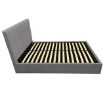 Kontrasto Lt102 Кровать Vertica 160x2x117, серая, Meb000408 - Home Club, изображение 3