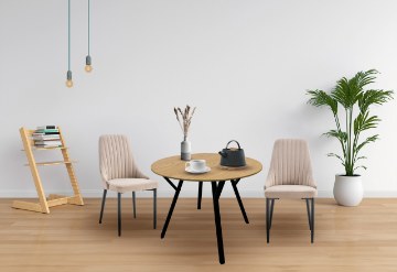 Kontrasto Sj208D Стол Bruno, диаметр 100x75 см, глубина 56 см Kkk, 6.04.80016 - Home Club