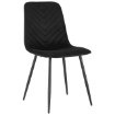 Kontrasto Черное велюровое мягкое кресло для столовой Nova Kt113, 6.05.15574 - Home Club, зображення 2