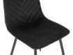 Kontrasto Черное велюровое мягкое кресло для столовой Nova Kt113, 6.05.15574 - Home Club, зображення 6