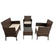 Kontrasto Набор садовой мебели Reno Ii, 4-х местный, коричневый, 5.05.12498 - Home Club