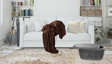 Kontrasto Плед Tago 200x220, цвет: коричневый, 4.57.22446 - Home Club