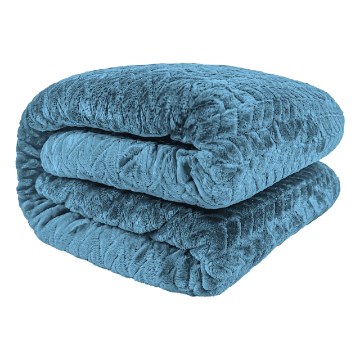 Kontrasto Плед Fuero 200x220, голубой, 4.58.88999 - Home Club