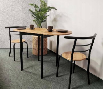 Kontrasto Стул для кухни-столовой из дуба Rein, 51x40 см, 5.90.14607 - Home Club