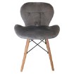 Kontrasto Скандинавское мягкое кресло для столовой серого цвета Zoe, 6.05.27719 - Home Club, зображення 8
