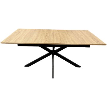 Kontrasto Sj214D Стіл Julian 120–160 × 80 × 75 Золотий дуб, Meb000219 - Home Club