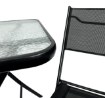 Kontrasto Набор садовой мебели Tasos 60x60 см, 2-местный, черный, 5.05.14003 - Home Club, зображення 4
