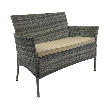 Kontrasto Набор садовой мебели Lido, 4 предмета, серый, 5.05.14072 - Home Club