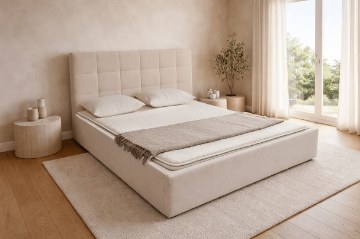 Kontrasto Lt104 Кровать Modulo 140x2x117, цвет «таупе», Meb000425 - Home Club