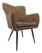 Kontrasto Кресло на ножках светло-коричневого цвета Tedy 76x70x102 см, 5.90.26049 - Home Club