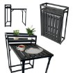 Kontrasto Стол Male, чёрный, 84x60x69/84 см Kkk, 5.04.21242 - Home Club, зображення 2