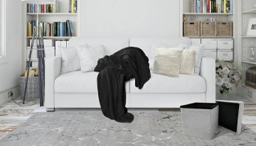 Kontrasto Плед Tago 150x200 Черный, 4.57.22443 - Home Club