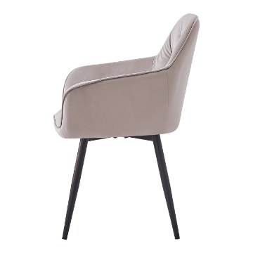 Kontrasto Велюровое мягкое кресло Kt202 «Julia» цвета «таупе», 5.90.50735 - Home Club