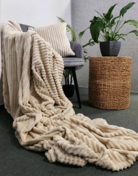 Kontrasto Плед Lea 150×200, бежевый, 4.12.22462 - Home Club