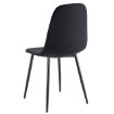 Kontrasto Черное велюровое мягкое кресло для столовой Monica Kt103, 6.05.50315 - Home Club, зображення 8