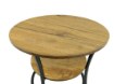 Kontrasto Sk100D Кофейный столик, диаметр 56x55 см, дуб, 6.06.28189 - Home Club, зображення 4