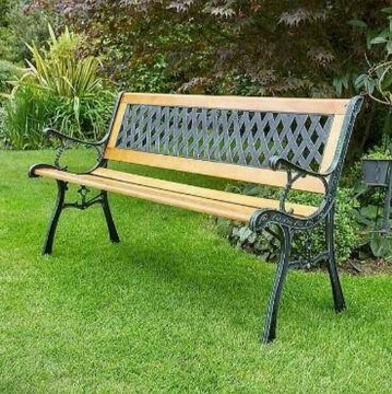 Kontrasto Lo1000-1 Садовая скамейка 126x52x73,50 см, 5.23.14133 - Home Club