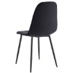 Kontrasto Черное велюровое мягкое кресло для столовой Monica Kt102, 6.05.50285 - Home Club, зображення 9