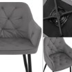 Kontrasto Ko202 Стул Julia Ob. 3 Vel Серый, 5.90 90213 - Home Club, зображення 7