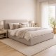 Kontrasto Lt101 Кровать Velio 140x2x80, цвет «таупе», Meb000386 - Home Club