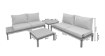 Kontrasto Набор садовой мебели Ibiza, алюминий, 4-местный, серый, 5.05.13013 - Home Club, зображення 4