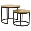 Kontrasto Круглый журнальный столик «Дуб», 2 шт., Sk102D, диаметр 53x45/диаметр 43x35, 6.06.28142 - Home Club, изображение 4