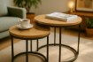 Kontrasto Круглый журнальный столик «Дуб», 2 шт., Sk102D, диаметр 53x45/диаметр 43x35, 6.06.28142 - Home Club, изображение 8