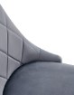 Kontrasto Мягкое кресло для столовой из велюра серого цвета Eva2 Kt201, 5.90.15031 - Home Club, зображення 6
