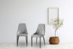 Kontrasto Мягкое кресло для столовой из велюра серого цвета Eva2 Kt201, 5.90.15031 - Home Club, зображення 8